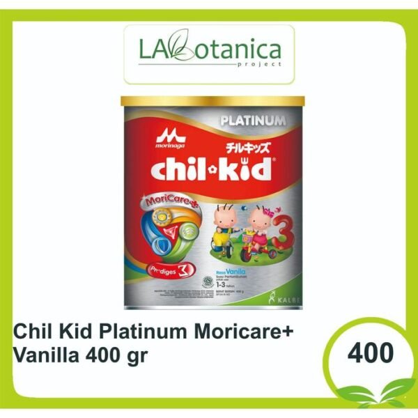 MORINAGA CHIL KID PLATINUM MORICARE VANILA 400 GRAM