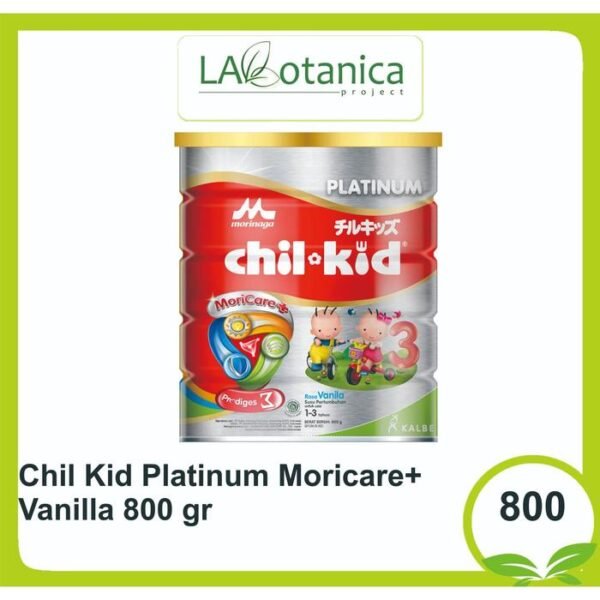 MORINAGA CHIL KID PLATINUM MORICARE VANILA 800 GRAM